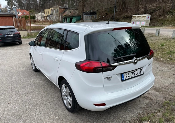 Opel Zafira cena 33900 przebieg: 266560, rok produkcji 2012 z Gdynia małe 137